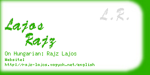 lajos rajz business card